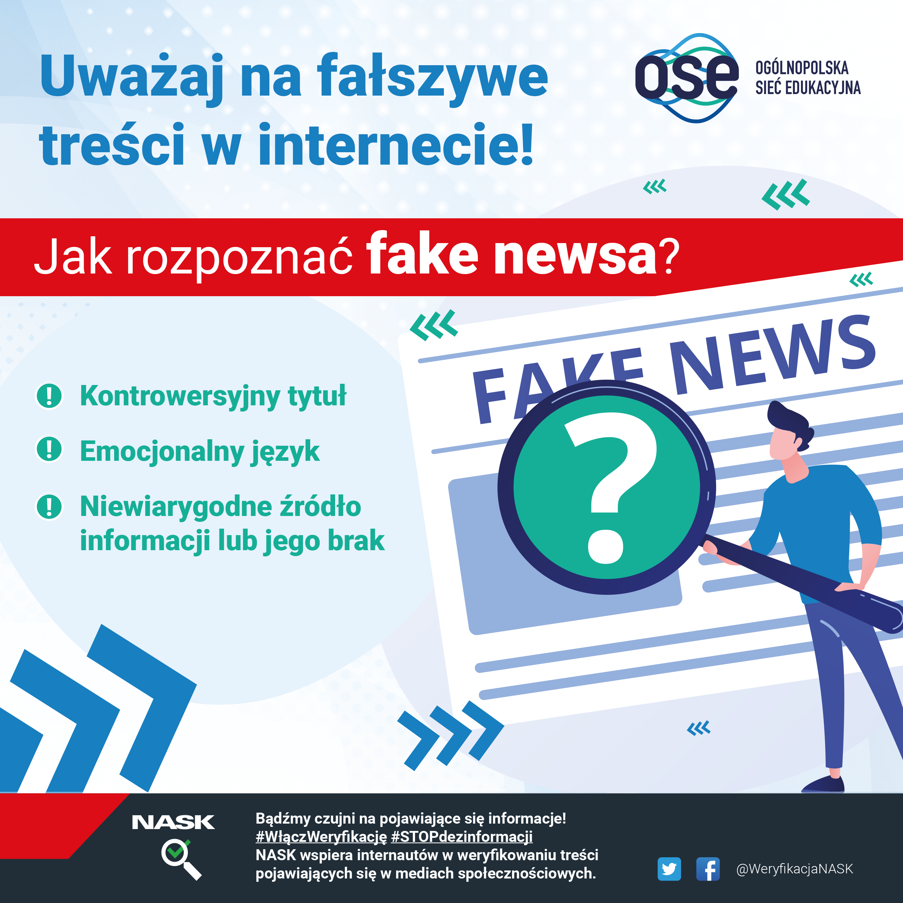OSE fake news grafika
